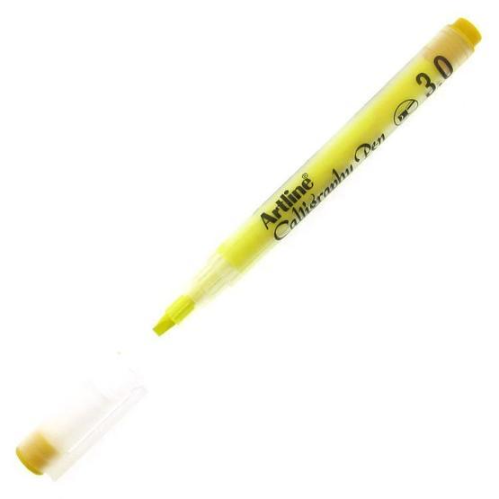 Artline Pastel Calligraphy Sarı 3.0 mm Kaligrafi Kalemi
