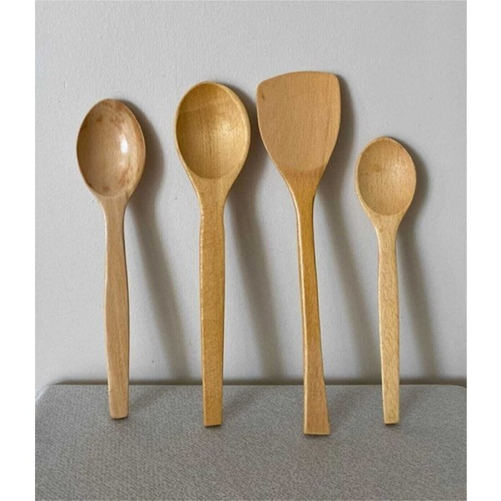 Artogan 4'lü ''bambu'' Yemek Gereçleri - 4 Boy Bambu Kaşık -Ahşap Set Tahta Kaşık(23 Cm-28 Cm-32 Cm) ARTSET001 - Ahşap Çatal / Kaşık / Bıçak Takımları Fiyatı