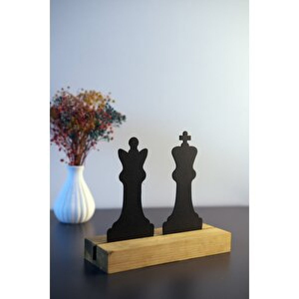 Artroya Hediyelik 16x19 Metal Ahşap Şah Ve Vezir Masa Ve Raf Dekoru Yılbaşı Hediyesi Biblo Fiyatı