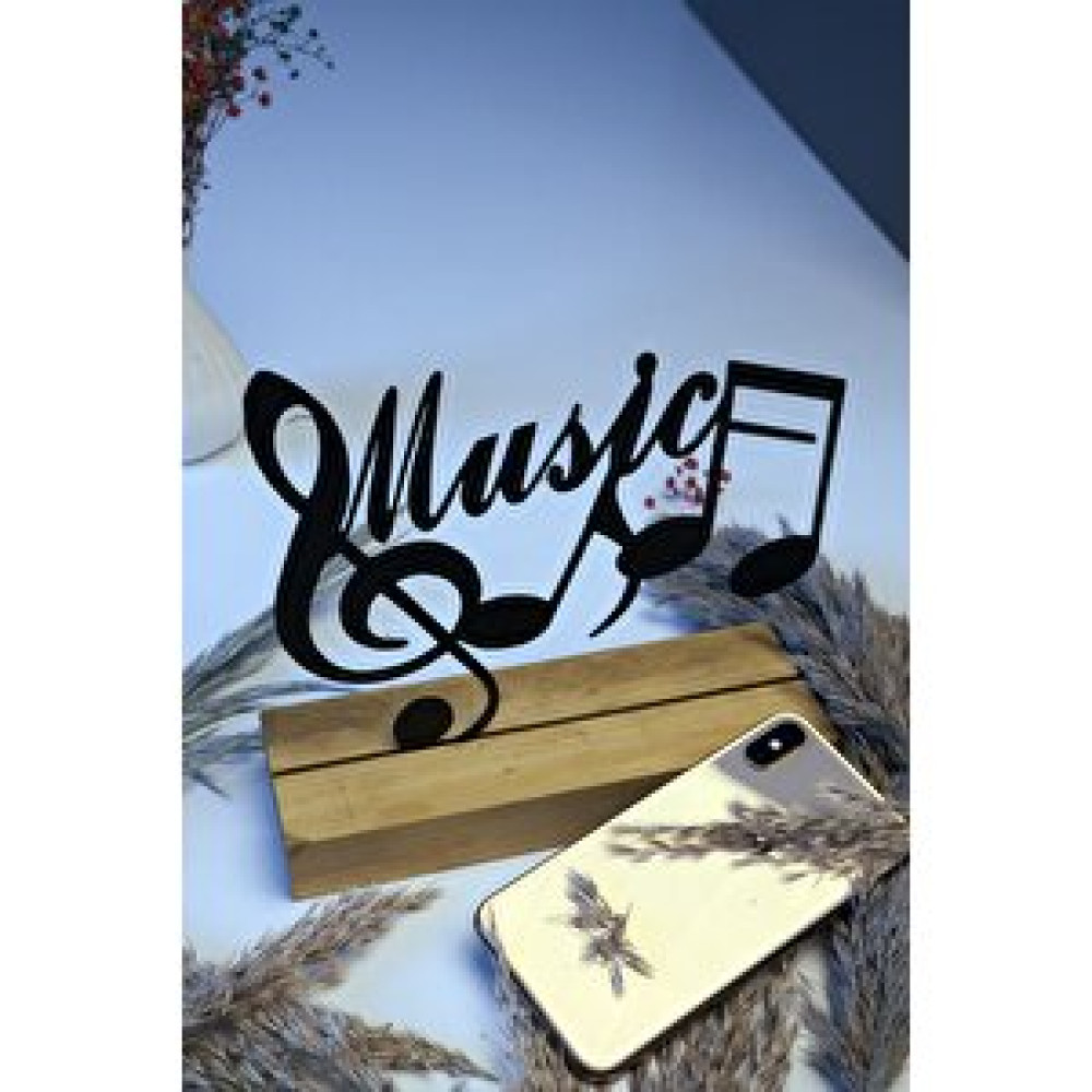 Artroya Hediyelik 20x17 Metal Ahşap Müzik Masa Ve Raf Dekoru Yılbaşı Hediyesi Biblo Fiyatı