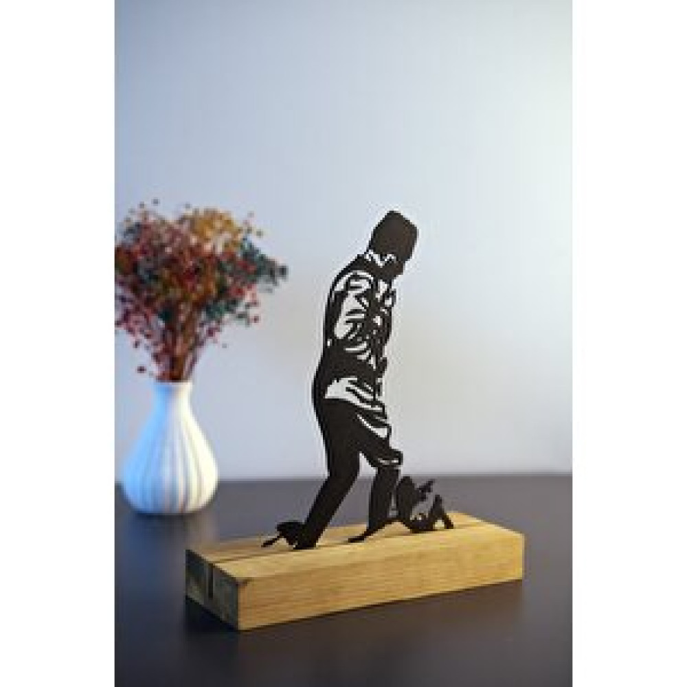Artroya Hediyelik 22x15 Metal Ahşap Atatürk Masa Ve Raf Dekoru Yılbaşı Hediyesi Biblo Fiyatı