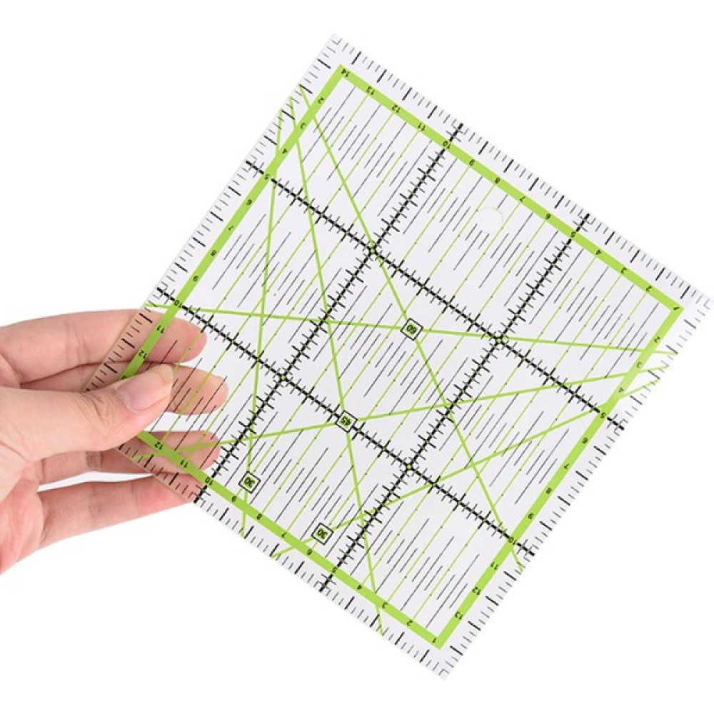 Artscholar Patchwork / Kırkyama Cetveli - 15X15 cm - ŞAblon - 1 Cetvel Fiyatı