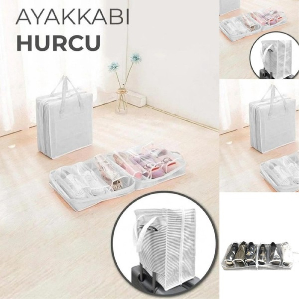 Artual Ayakkabı Hurcu Seyahat Tipi Ayakkabı Organizer Ayakkabı Saklama Hurcu 6 Bölmeli Ayakkabı Hurcu ( ayakkabı organizer ) Ayakkabı Saklama Kutusu Eşya Saklama / Düzenleme Fiyatı