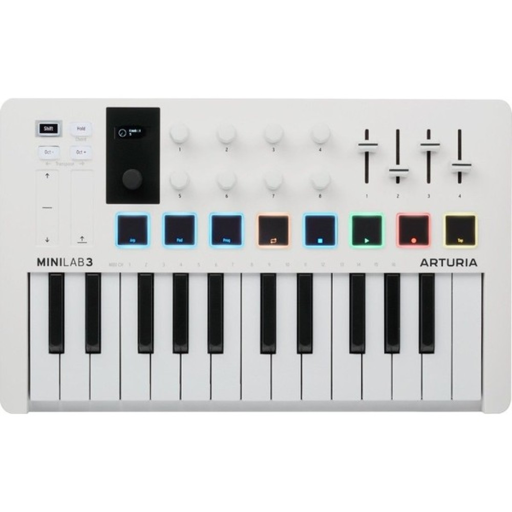 Arturia Minilab 3 Beyaz Midi Klavye Stüdyo ve Sahne Ekipmanları Fiyatı