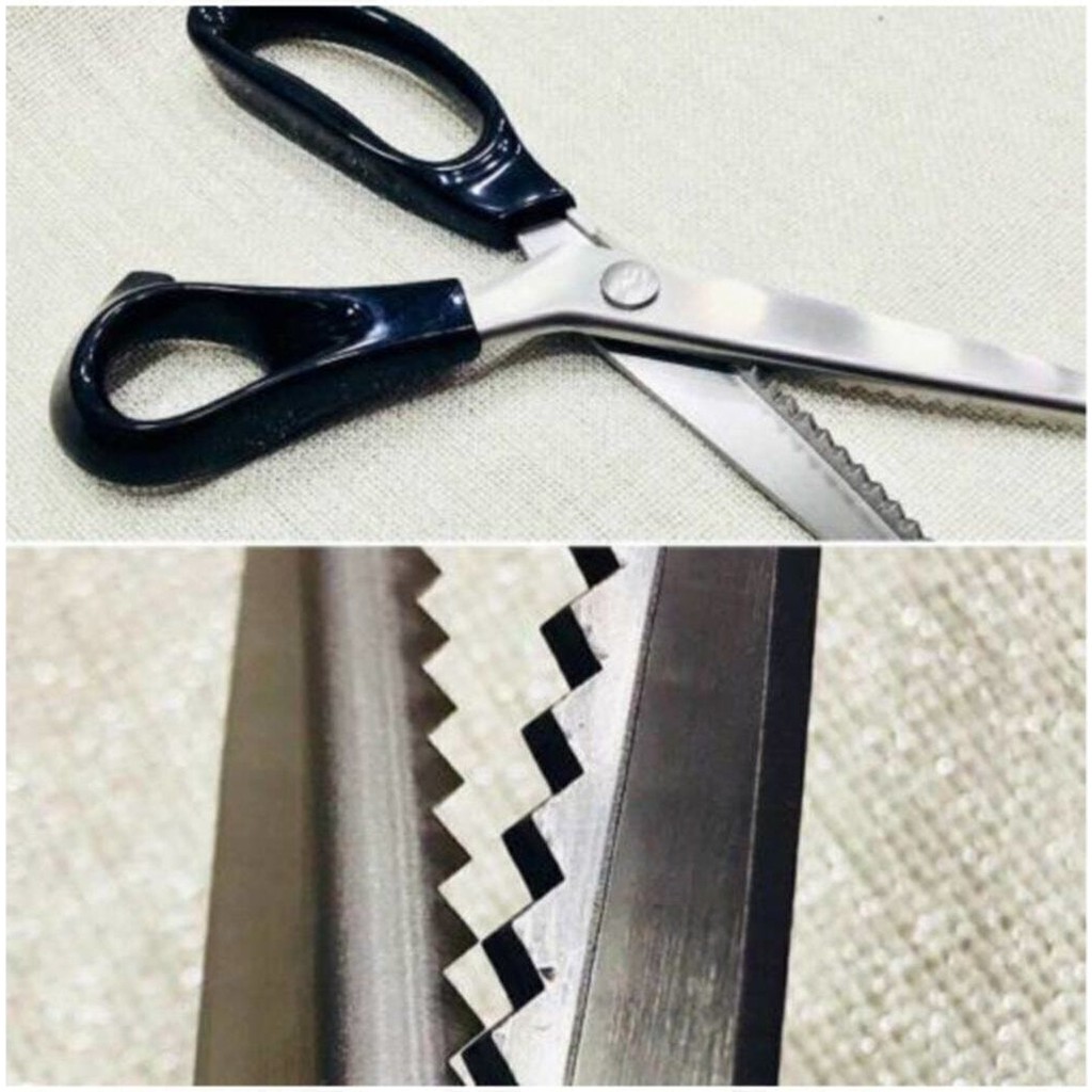 Artus Tedarik 23.5 cm Zig Zag Kesim Terzi Sürfile Makası Kaliteli Çelik - Renkli Diğer Fiyatı