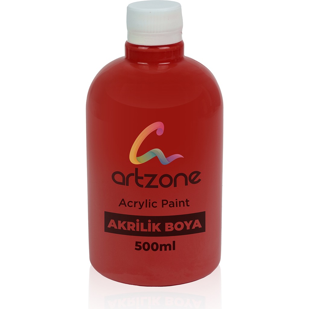 Artzone Akrilik Boya Kırmızı Renkli 500 Ml Sanatsal Çalışmalar İçin Uygun Akrilik Boya Fiyatı