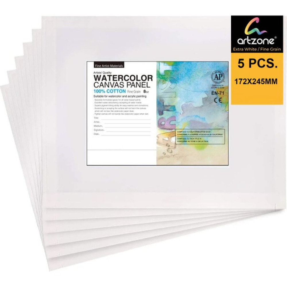 Artzone Sulu Boya Tahtası - 172 x 245 mm 5'li Set Sulu Boya Fiyatı