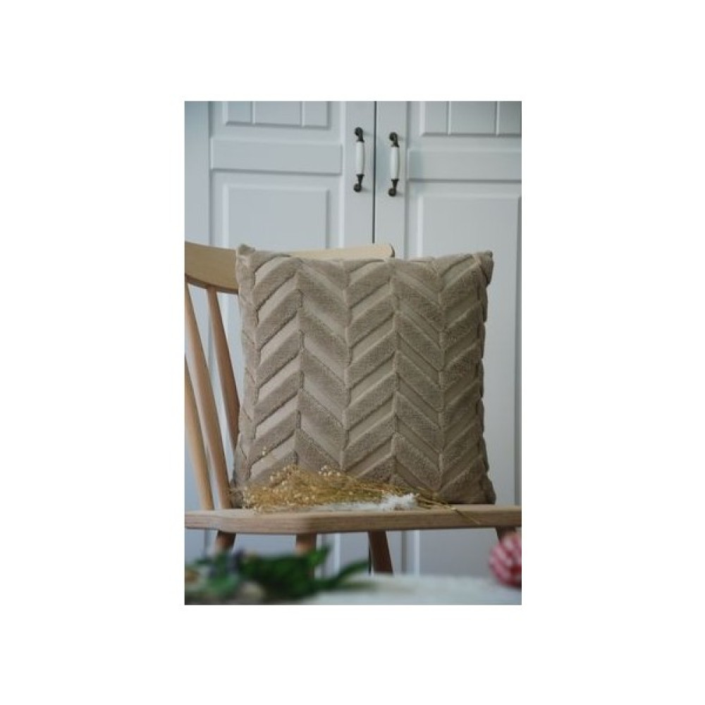 Arva Home Bohem Punch Panç Desen Koltuk Yastık Kılıfı Iskandinav Dekoratif Kırlent Özel Tasarım - 43 x 43 cm - Kahverengi Kırlent / Mobilya Yastığı Fiyatı