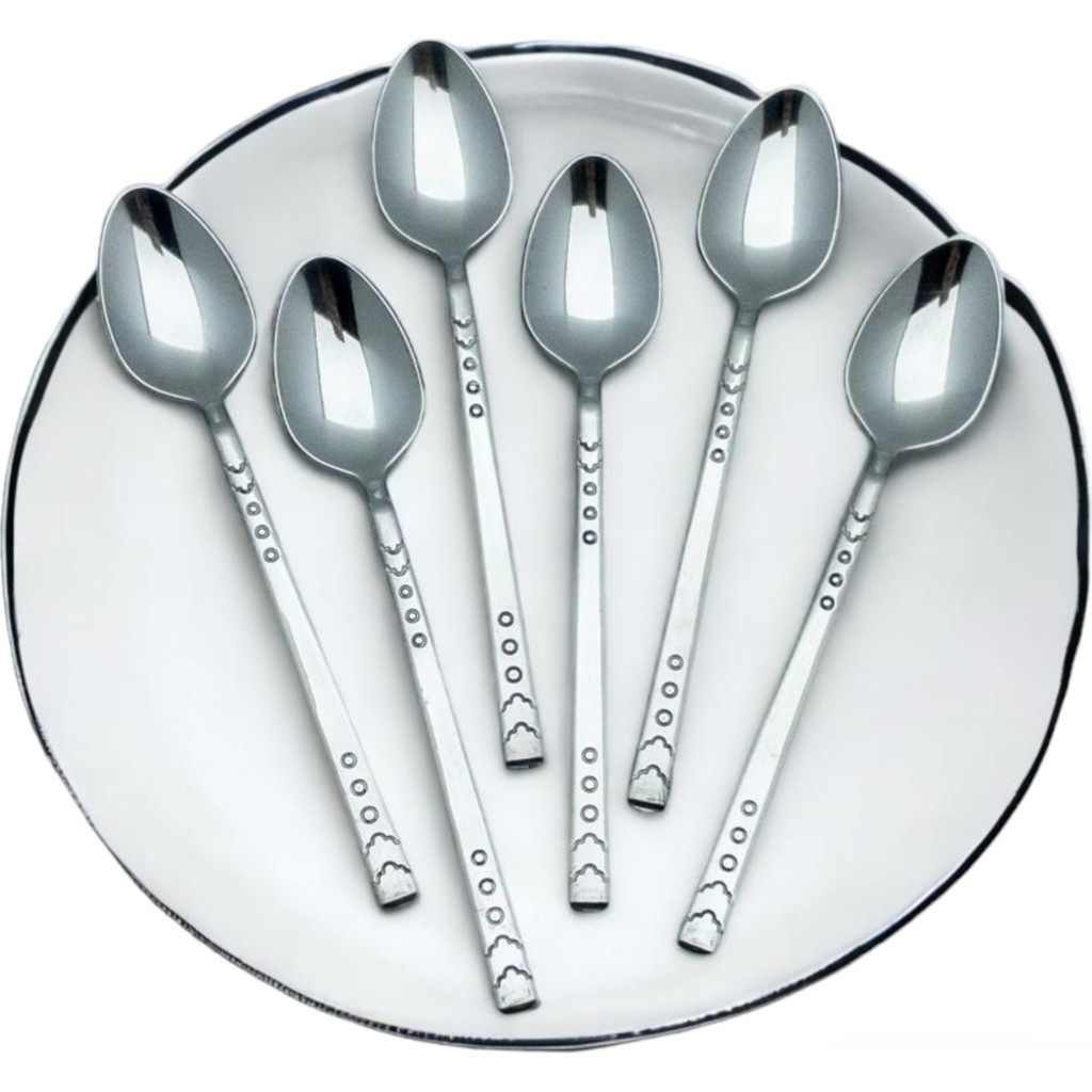 Arvey 12 Adet Damla Tatlı Kaşığı - 12 Kişilik Tatlı Kaşık - Gümüş Çatal / Kaşık / Bıçak Takımları Fiyatı