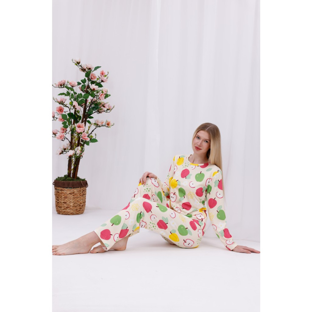Arvin Pijama Kadın Yumuşak Dokulu Rahat Kalıp Uzun Kollu Örme Pijama Takımı Kadın Pijama Fiyatı