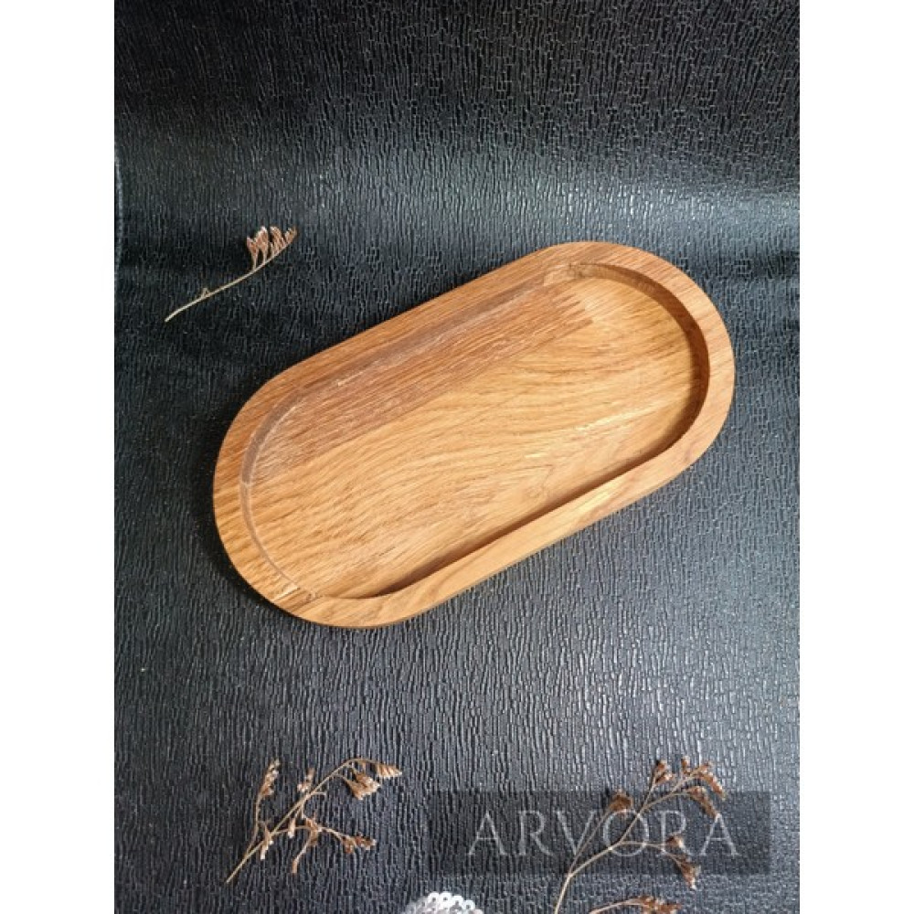 Arvora Ahşap Sunum Tahtası & Yağdanlık Altlığı - 21 x 10 cm Mutfak Gereçleri Fiyatı
