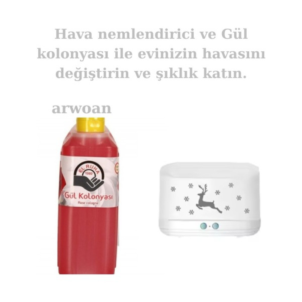 Arwoan Hava Nemlendirici ve Kolonya - gül - Beyaz Oto Boyaları Fiyatı