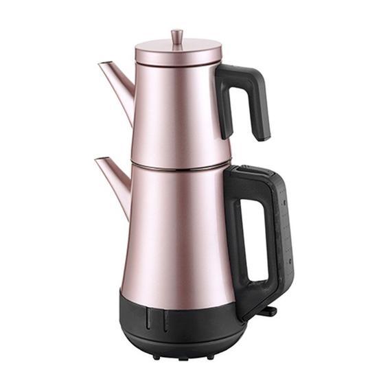 Aryıldız 10001 Çaymania 1800 W 0.7 lt Demleme 1.8 lt Su Isıtma Kapasiteli Çay Makinesi Rose Gold Çay Makineleri Fiyatı