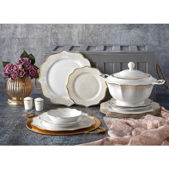 Aryıldız 40013 60 Parça Prestige Bone Porselen Yemek Takımı