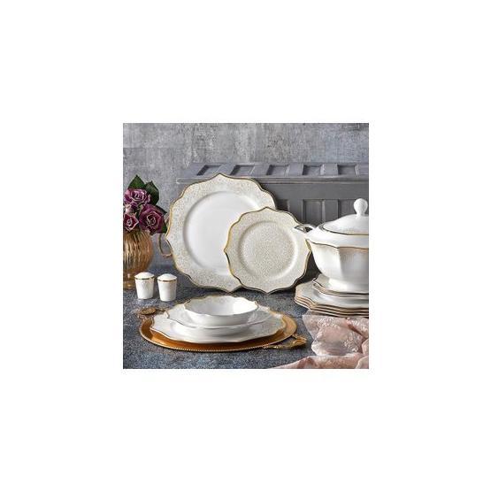 Aryıldız 40013 60 Parça Prestige Bone Porselen Yemek Takımı