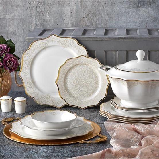 Aryıldız 40013 60 Parça Prestige Bone Porselen Yemek Takımı