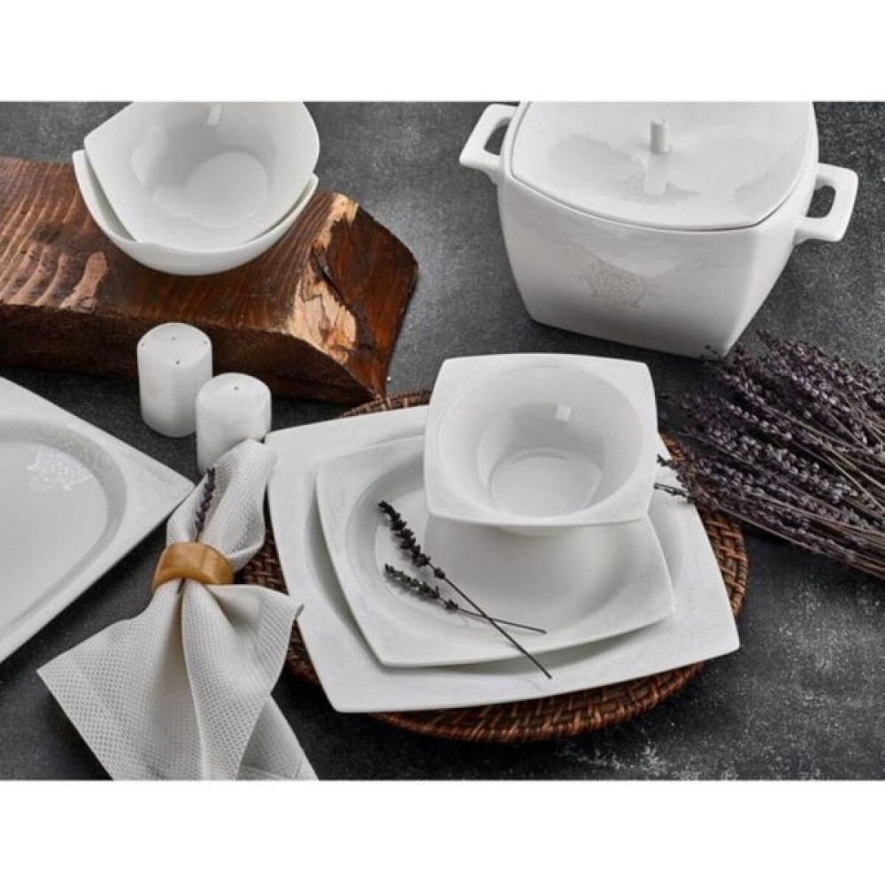 Aryıldız 60 Parça AR45001 Bone Square Yemek Takımı Yemek Takımı Fiyatı
