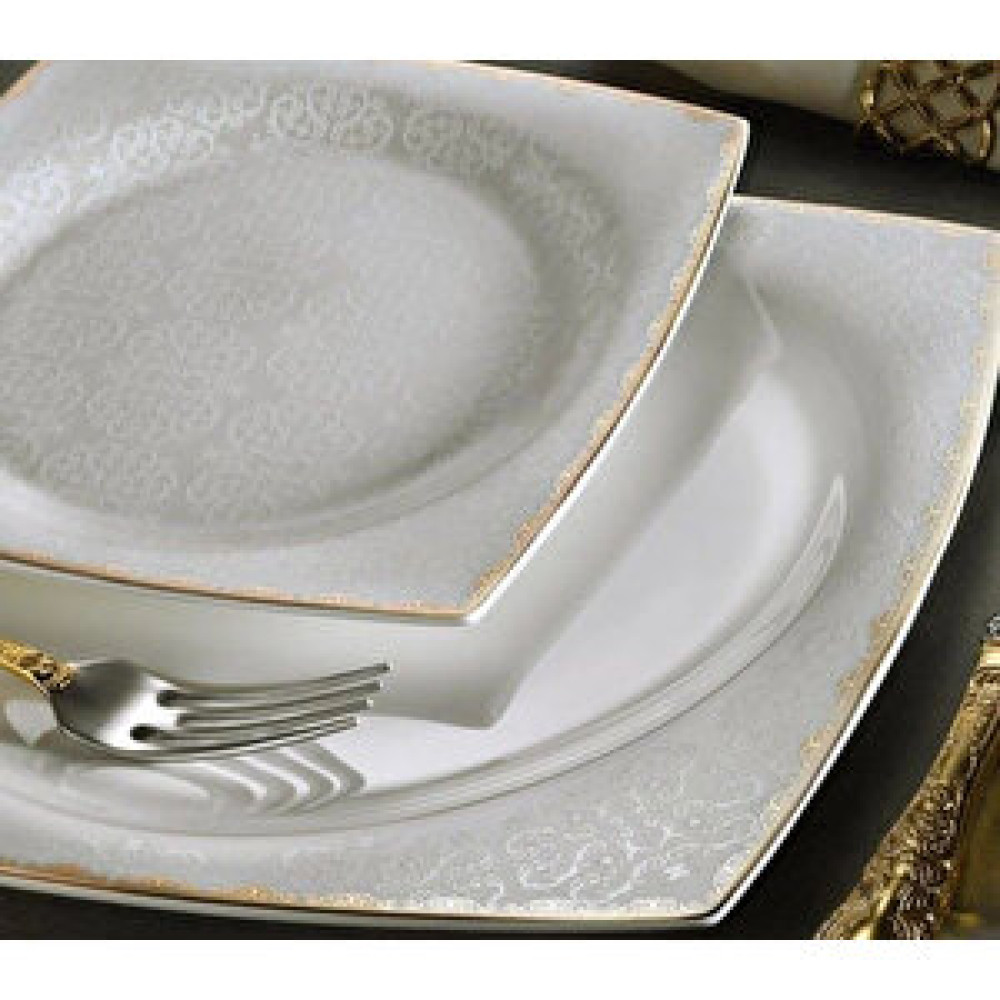 Aryıldız Ar31018 60 Parça Bone Square Porselen Yemek Takımı Yemek Takımı Fiyatı