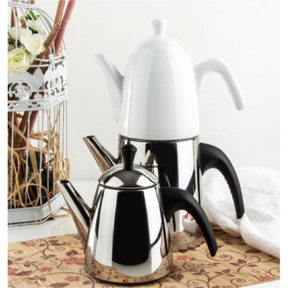 Aryıldız De Luxe Siyah Sade Kanka Çaydanlık Takım Çay / Çaydanlık Setleri Fiyatı
