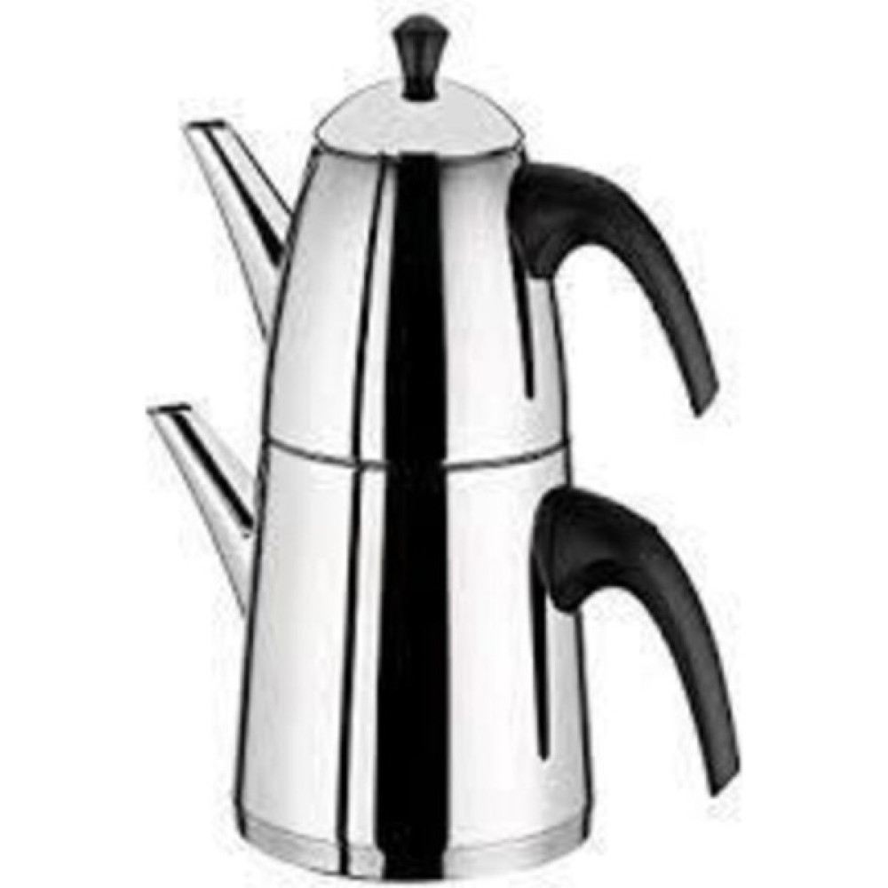 Aryıldız Deluxe Siyah Büyük Çaydanlık Takımı Çay / Çaydanlık Setleri Fiyatı