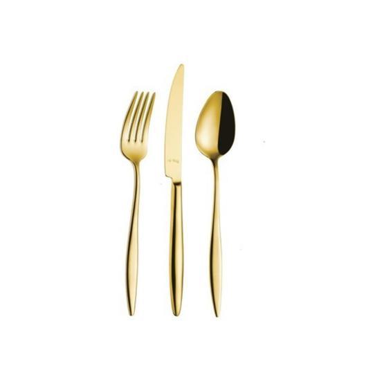 Aryıldız Elegant Gold Pvd 24 Parça Çatal Kaşık Bıçak Takımı
