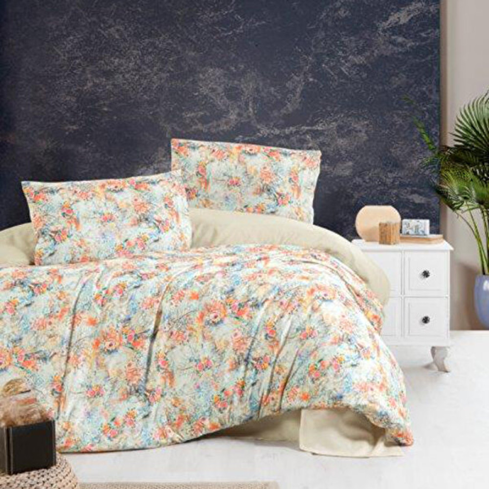 Aryıldız Home Exclusive Saten Nevresim Çift Kişilik Spring - 200 x 220 cm - Renkli Nevresim Takımı Fiyatı
