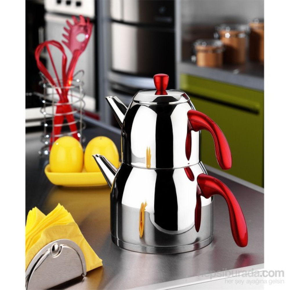 Aryıldız Maya Prestige Red Çaydanlık Takım Çay / Çaydanlık Setleri Fiyatı