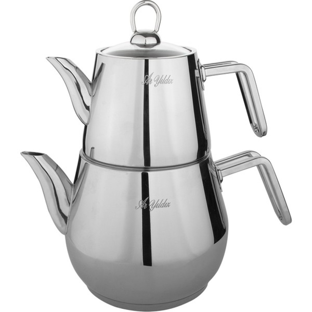 Aryıldız Solid Orta Boy Çaydanlık Takımı 1,5 Litre Çay / Çaydanlık Setleri Fiyatı