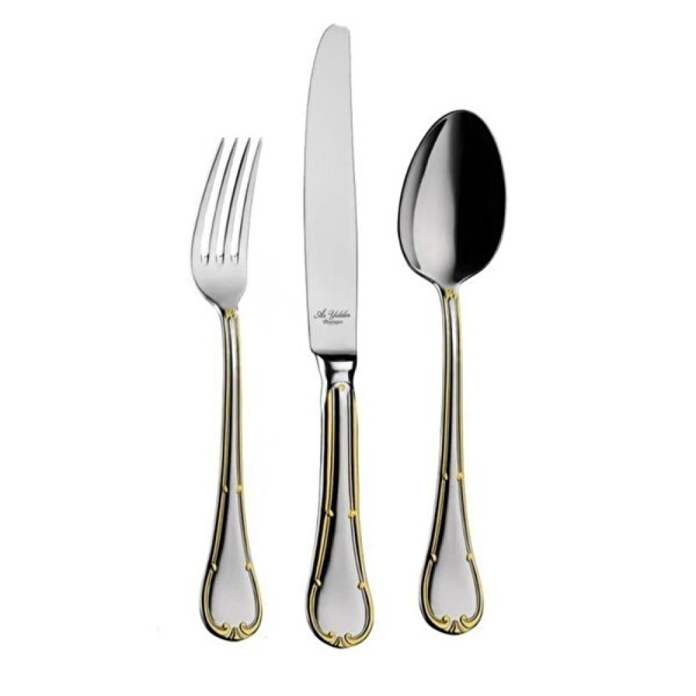 Aryıldız Tulip Prestige Plus Gold 12 Kişilik 89 Parça Çatal Kaşık Bıçak Takımı Çatal / Kaşık / Bıçak Takımları Fiyatı
