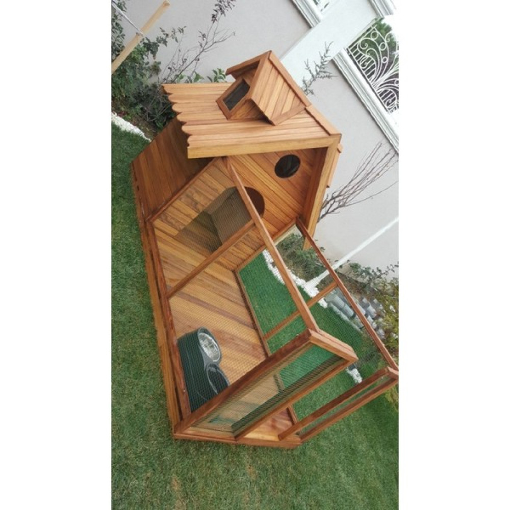 Arzu Wood Ahşap Köpek Kulübesi - Kahverengi Evcil Hayvan Ürünleri Fiyatı