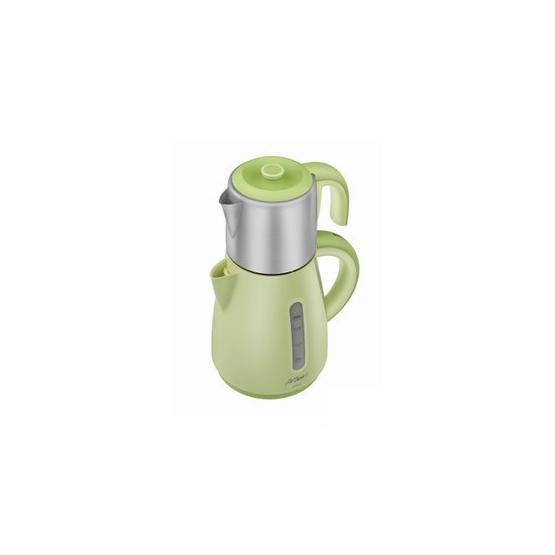 Arzum AR-387 1700 W 0.9 lt Demleme 1.7 lt Su Isıtma Kapasiteli Çay ve Kahve Makinesi Yeşil