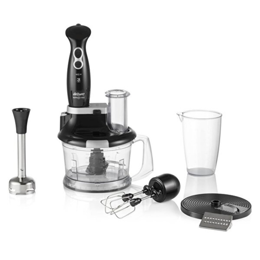 Arzum Ar1004 Soprano Max Multi Siyah 1000 W Blender Seti Blenderler Fiyatı