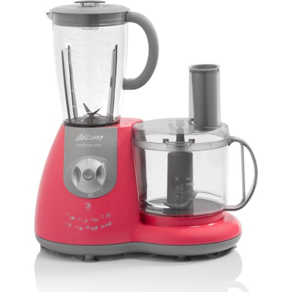 Arzum AR1044 Prostar Mutfak Robotu - Mercan / 1000 Watt Mutfak Robotları Fiyatı
