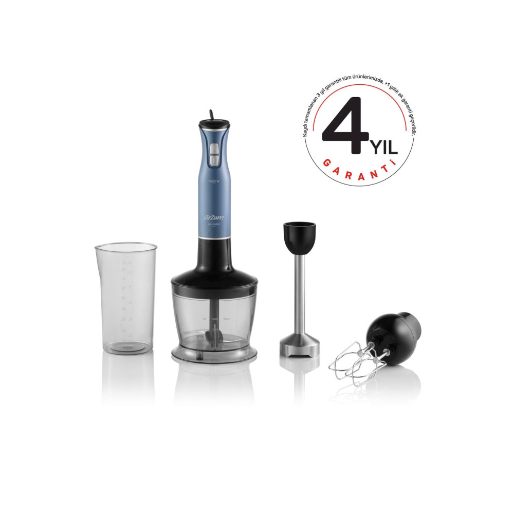 Arzum Ar1138-o Minimix 1500 Watt El Blender Seti - Okyanus Blenderler Fiyatı