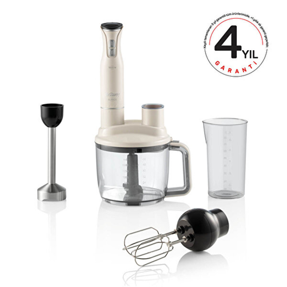 Arzum Ar1142 Blanco Multi 1500W 5 Fonksiyonlu Beyaz Blender Seti Blenderler Fiyatı