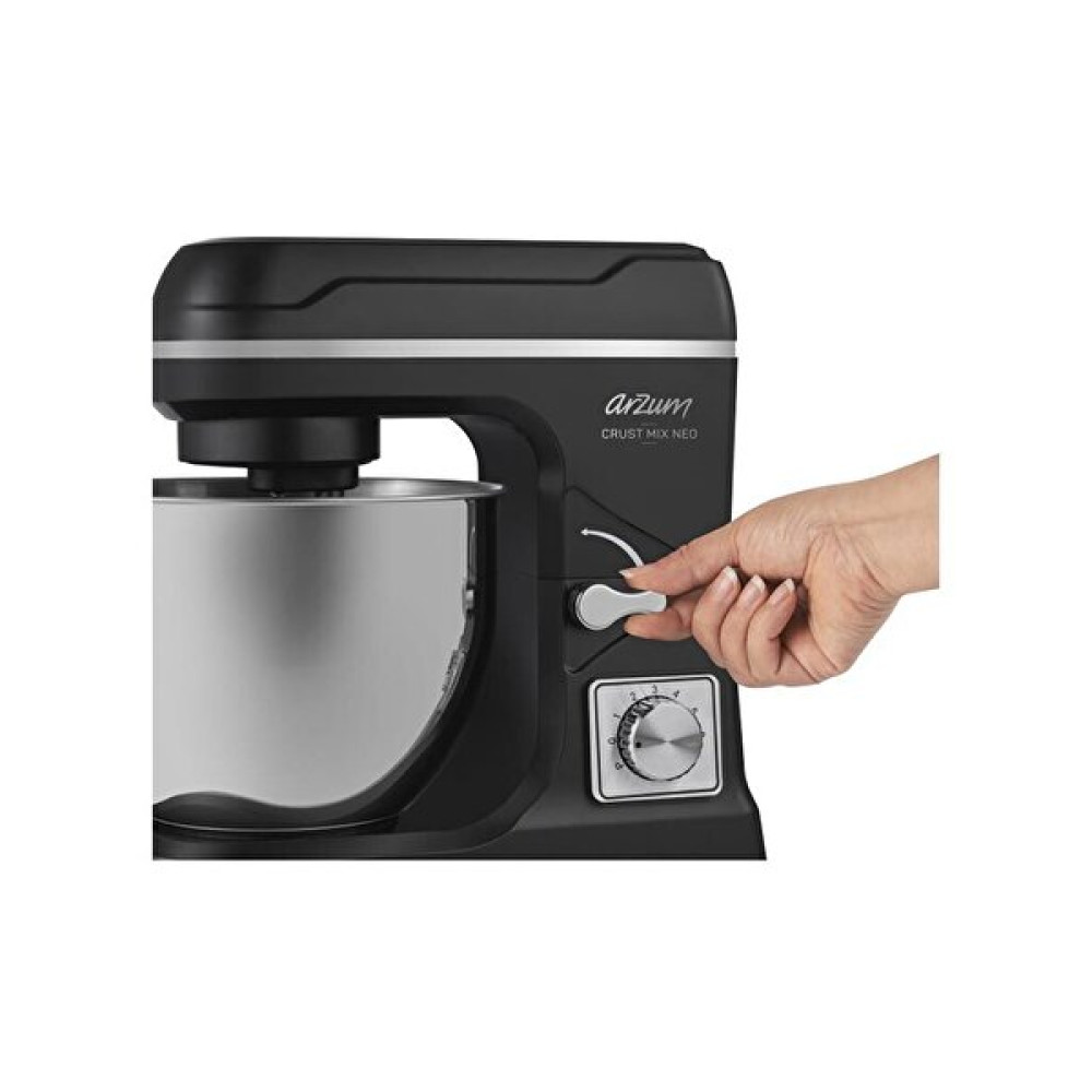 Arzum Crust Mix Neo 1400 W 5 Lt Stand Mikser Siyah Mikserler Fiyatı