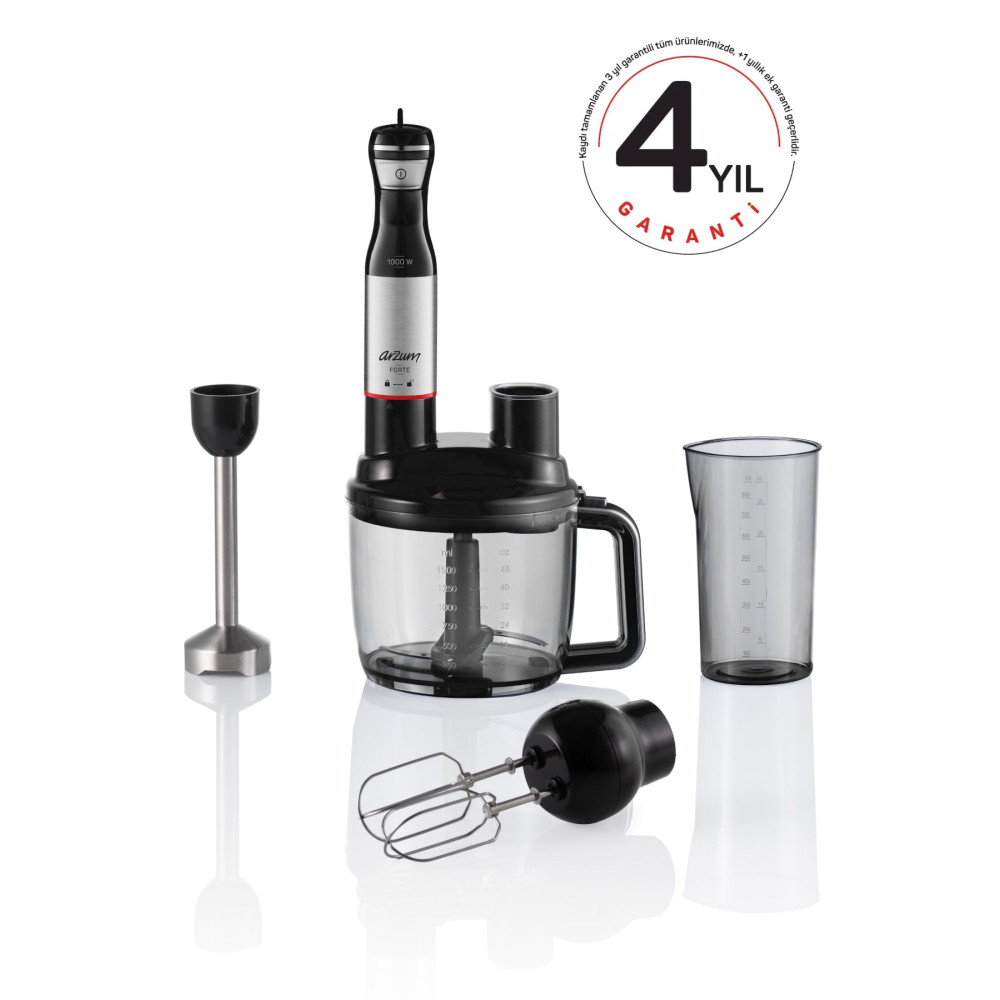 Arzum Ar1157-s Forte 1000 Watt Multi Siyah Blender Seti Blenderler Fiyatı