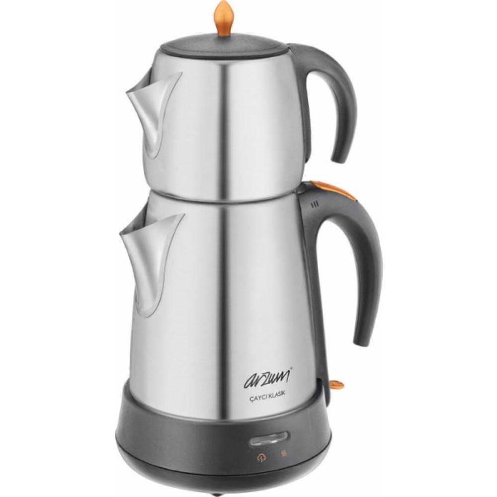 Arzum AR3004 Çaycı Klasik Çay Makinesi - İnox - 1,8 lt - Inox Çay Makineleri Fiyatı