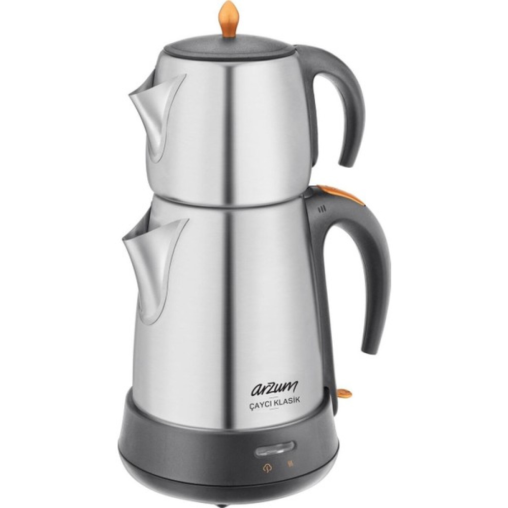 Arzum AR3004-INX Çaycı Klasik Çay Makinesi - Gümüş Çay Makineleri Fiyatı