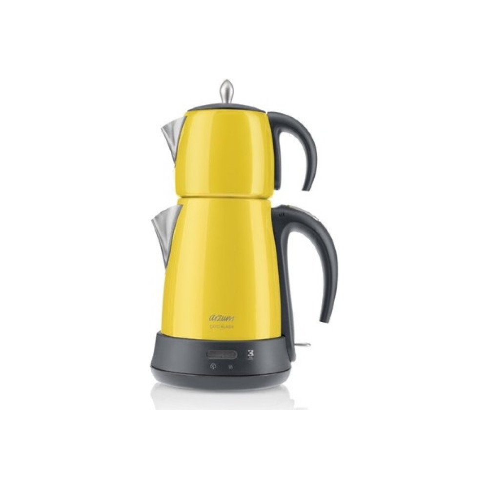 Arzum AR3037 Çaycı Klasik Çay Makinesi - Papatya - Sarı Çay Makineleri Fiyatı