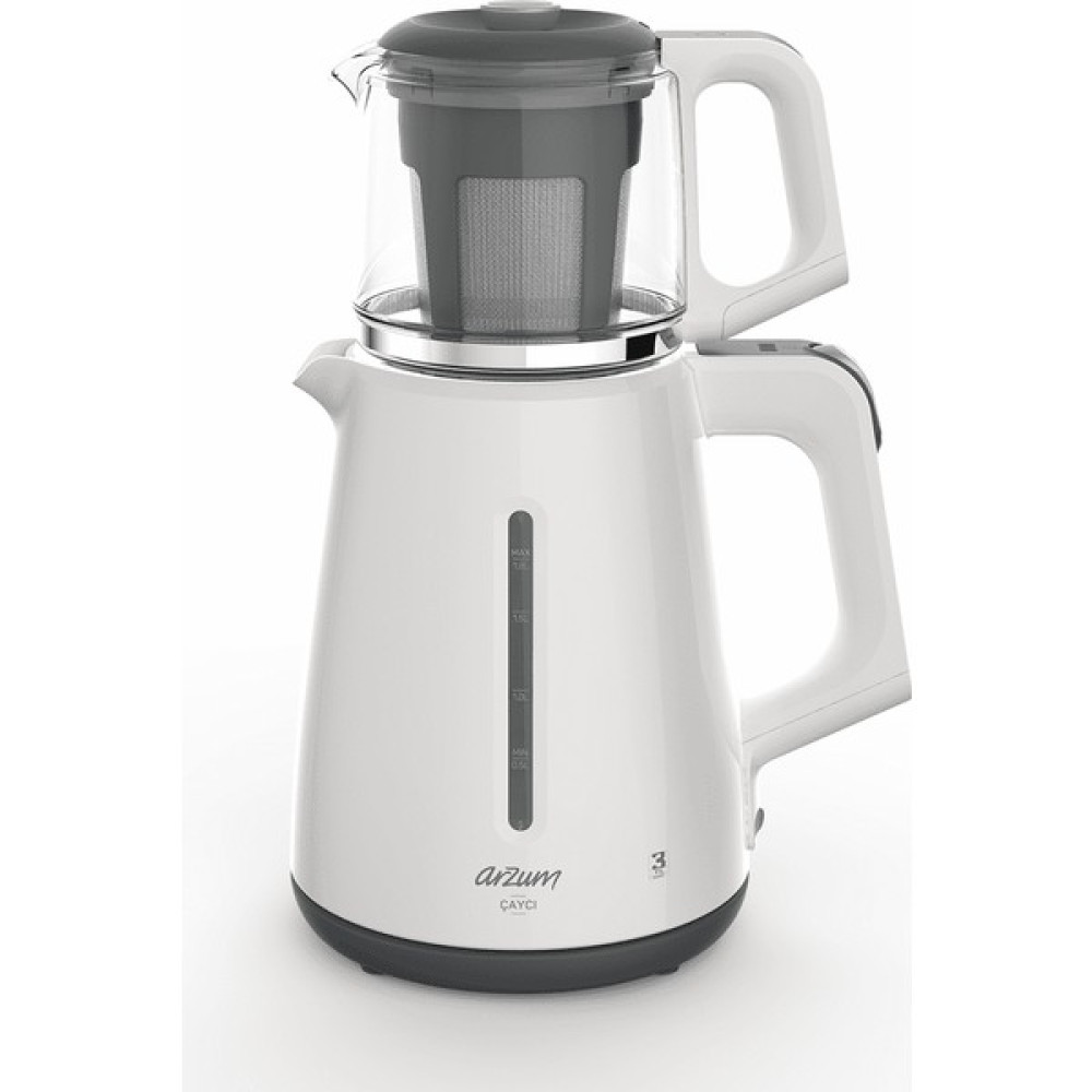 Arzum Ar3061 Çaycı Çay Makinesi- Beyaz Çay Makineleri Fiyatı
