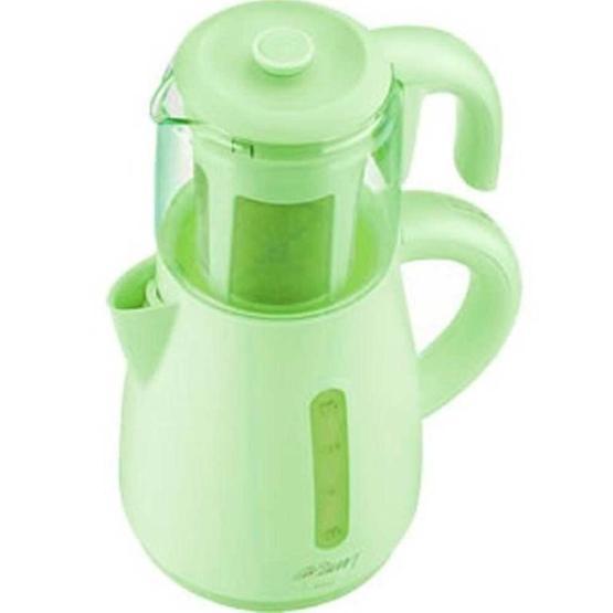 Arzum AR349 1700 W 0.7 lt Demleme 1.7 lt Su Isıtma Kapasiteli Çay Makinesi Yeşil Çay Makineleri Fiyatı