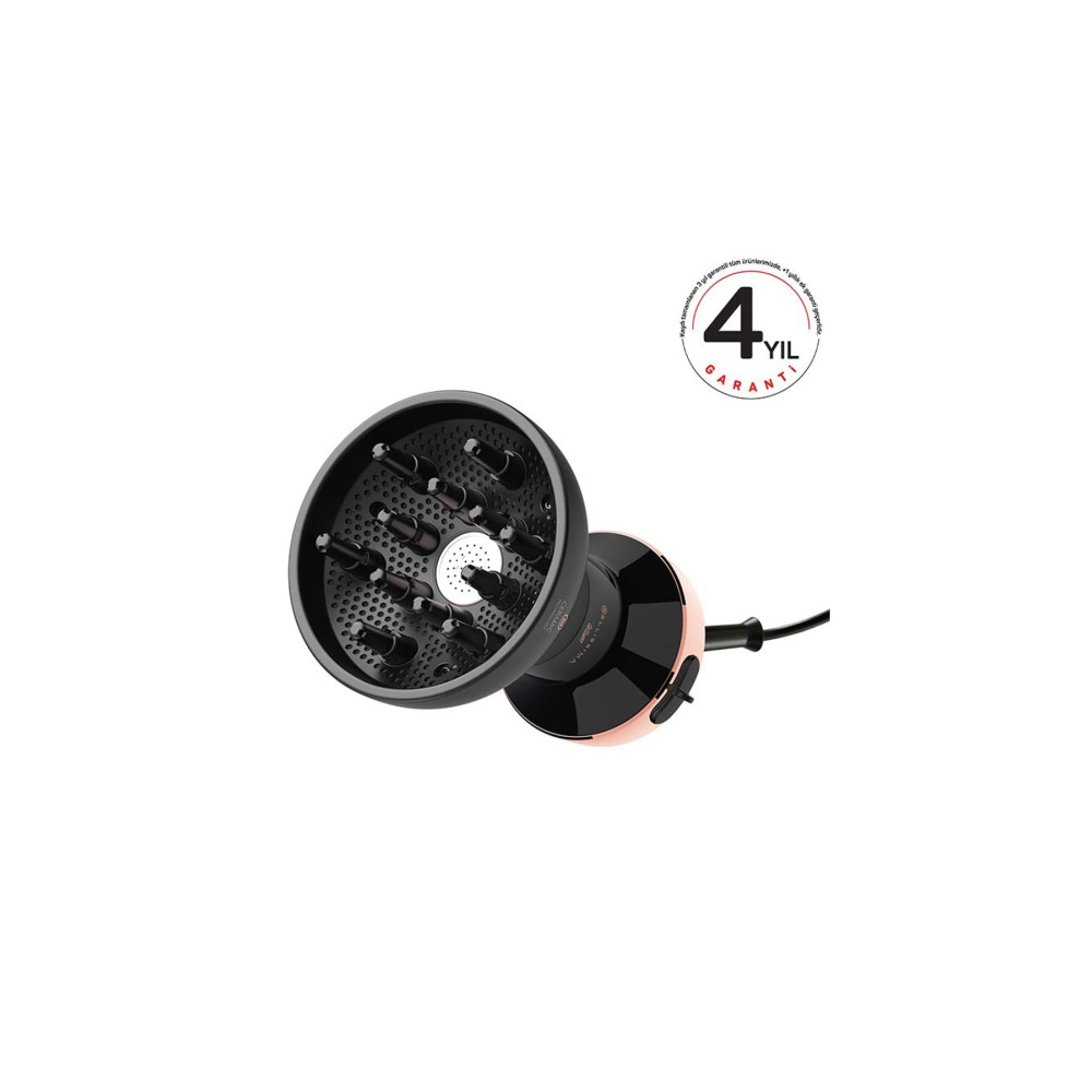 Arzum Ar5086 Bellissima Diffon Ceramic Kıvırcık Saçlara Özel Saç Kurutma Makinesi - Siyah Saç Kurutma Makineleri Fiyatı