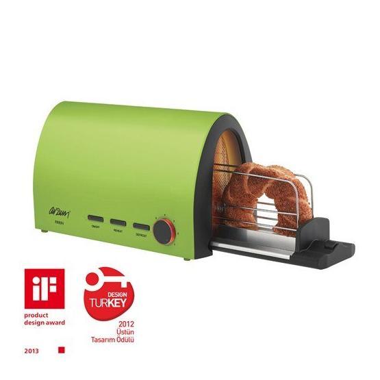 Arzum Fırrın AR232 950 W 7 Programlı Ekmek Kızartma Makinesi Yeşil