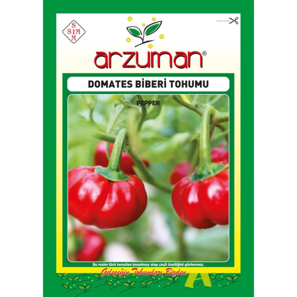 Arzuman Domates Biberi Tohumu 5 Gram - 5 gr Tohum Fiyatı