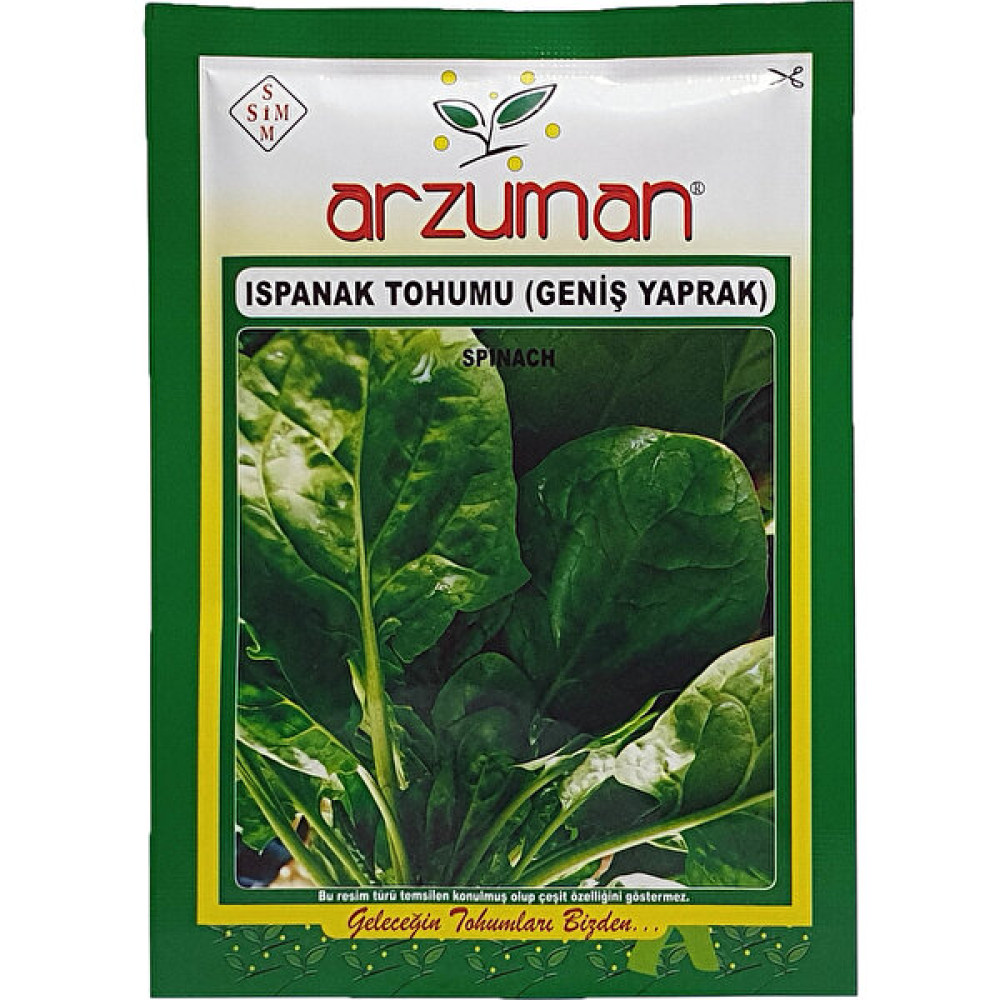 Arzuman Geniş Yapraklı Ispanak Tohumu 25 Gram Tohum Fiyatı