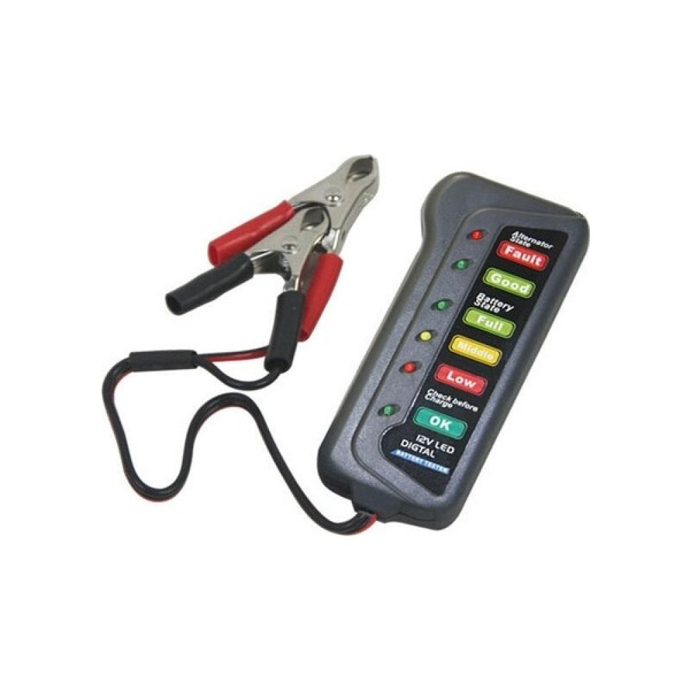 As Akü Test Cihazı Şarj Kontrol Aparatı LED Işık Panelli Akü & Akü Malzemeleri Fiyatı