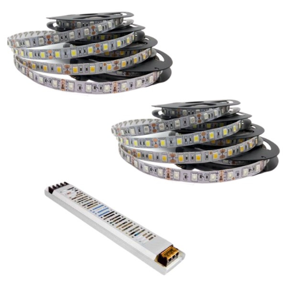 As Şerit LED 10 Metre Tüm Renkler +10 Amper Ultra Slim Trafo Iç Mekan Double Pcb - Beyaz Elektrik ve Aydınlatma Fiyatı