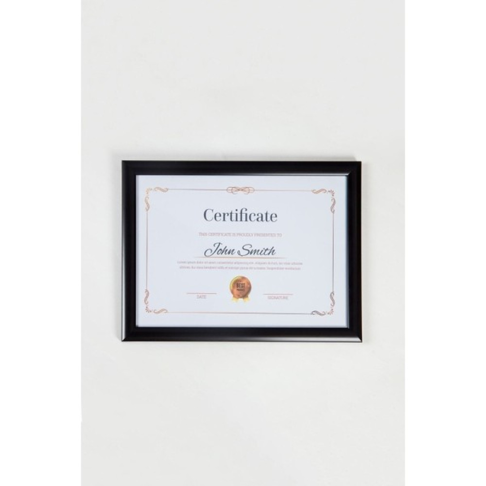 As Ticaret A4 Çerçeve Siyah 21 x 30 Sertifika Diploma Belge Fotoğraf Için Pvc Camlı Resim & Fotoğraf Çerçevesi Fiyatı