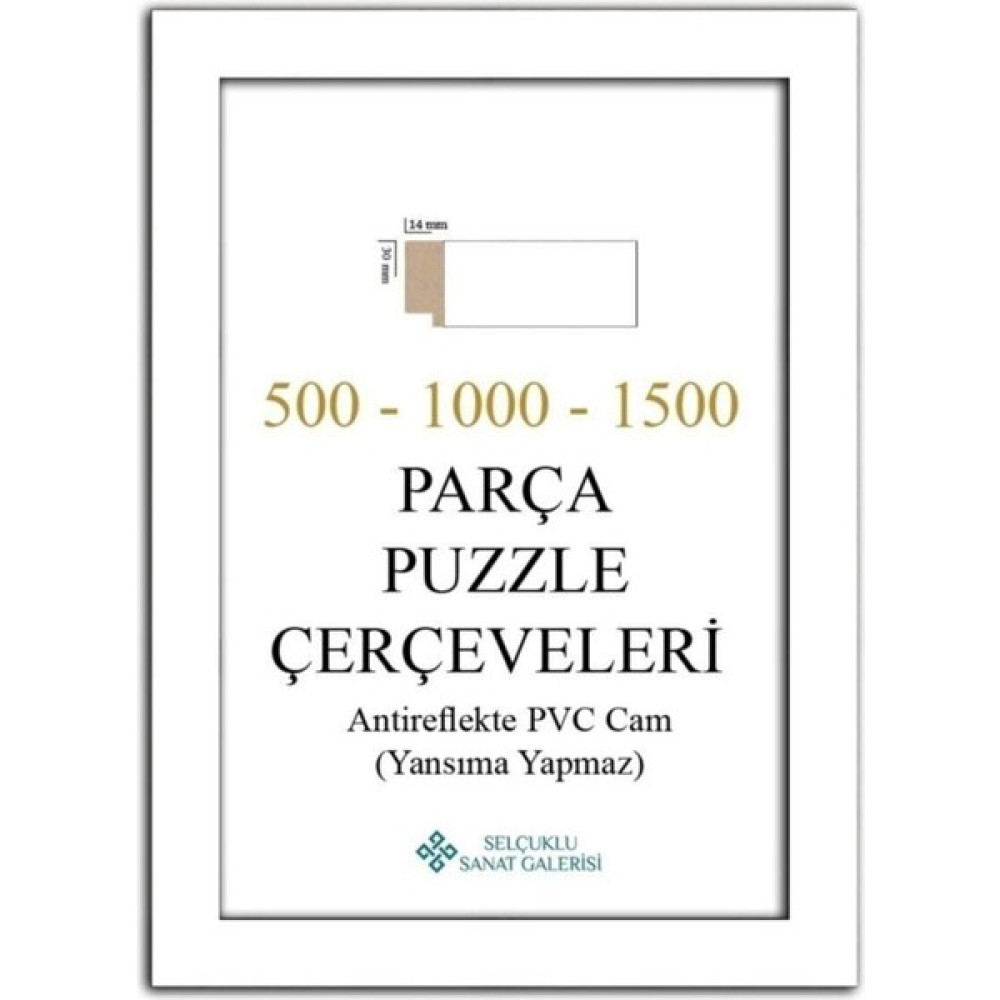 As Ticaret Puzzle Çerçevesi 30 mm 35X50 cm (500'LUK) Beyaz Puzzle & Aksesuarları Fiyatı